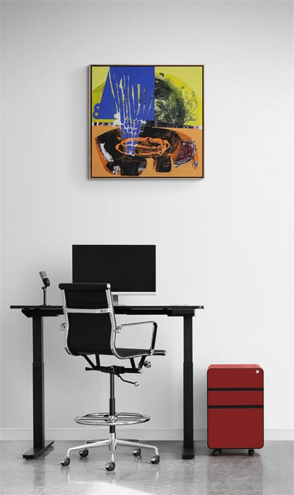 Soyut Zamanlar Yağlı Boya Tablosu