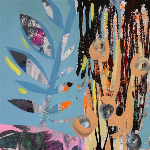 Soyut Yansımalar Yağlı Boya Tablosu