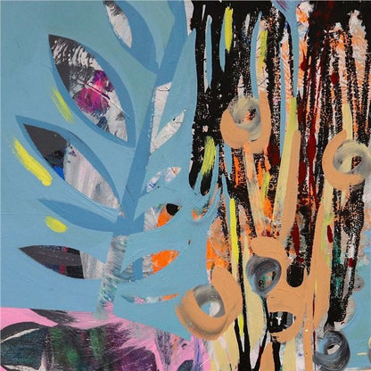 Soyut Yansımalar Yağlı Boya Tablosu