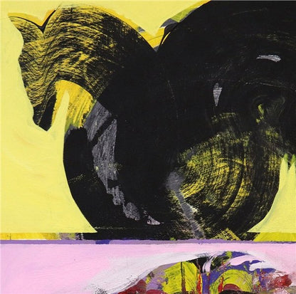 Soyut Deniz Hikayesi Yağlı Boya Tablosu