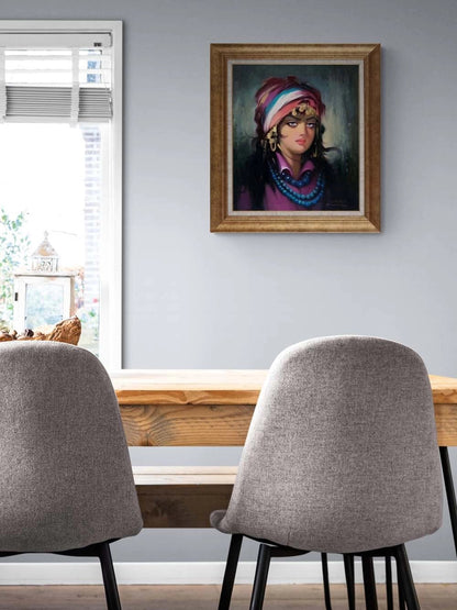 Acem Güzeli Yağlı Boya Tablosu