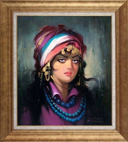 Acem Güzeli Yağlı Boya Tablosu