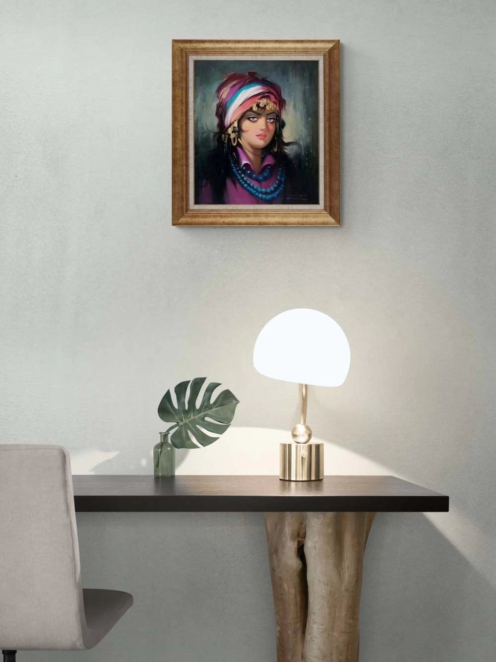 Acem Güzeli Yağlı Boya Tablosu