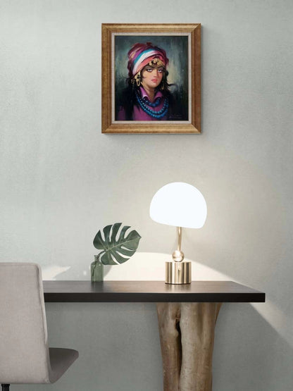 Acem Güzeli Yağlı Boya Tablosu