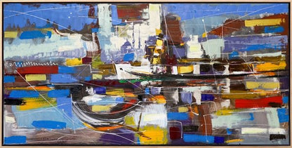 Ada Vapuru Yağlı Boya Tablosu