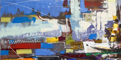 Ada Vapuru Yağlı Boya Tablosu