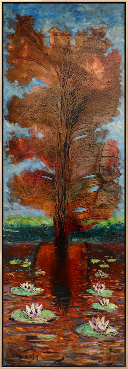 Ağaç Yağlı Boya Tablosu