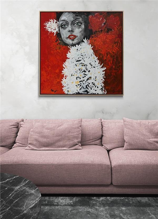 Ah O Gözler Yağlı Boya Tablosu