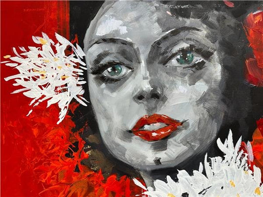 Ah O Gözler Yağlı Boya Tablosu