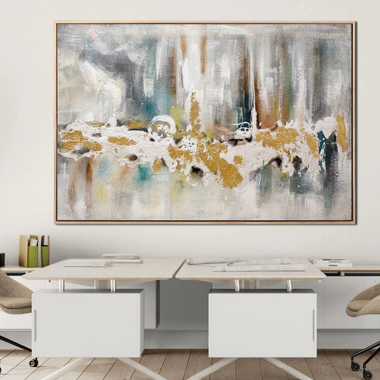 Alaca Renkler Siparişe Özel Soyut Yağlı Boya Tablo