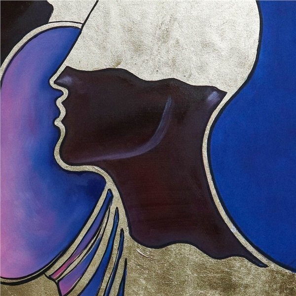 Soyut İfade ve İnsanlık Yağlı Boya Tablosu