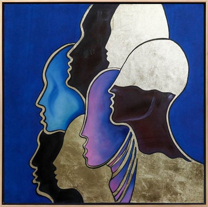 Soyut İfade ve İnsanlık Yağlı Boya Tablosu