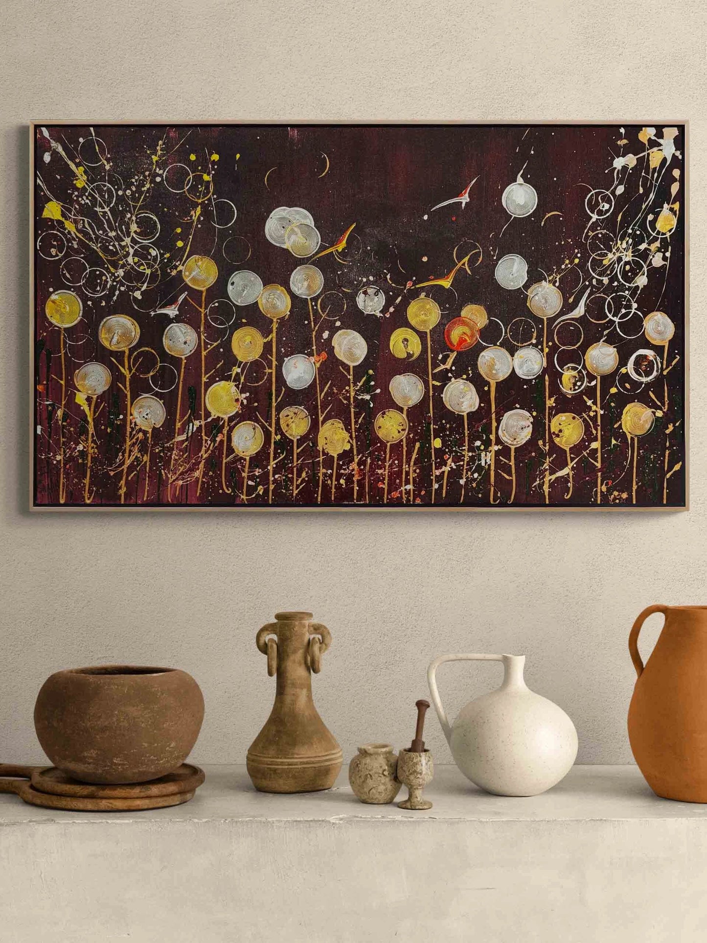 Altın Tohumlar Yağlı Boya Tablosu