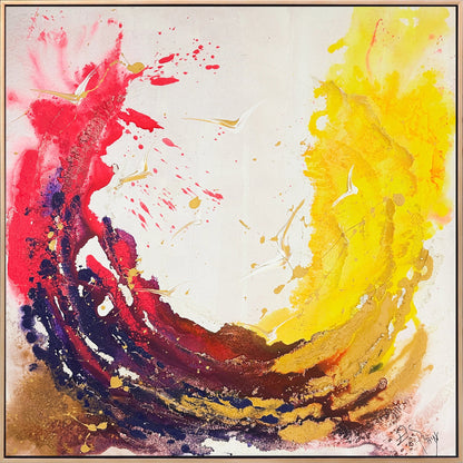 Renkli Döngü Yağlı Boya Tablosu