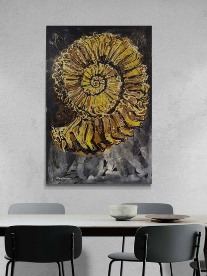 Ammonit Yağlı Boya Tablosu
