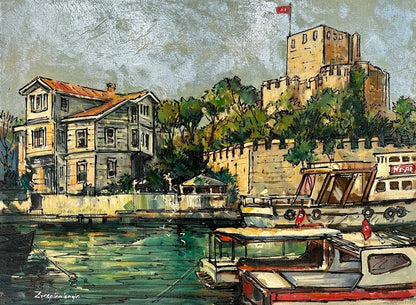 Anadolu ve Hisar Yağlı Boya Tablosu