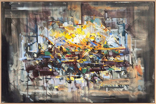 Anıların Duvarı Yağlı Boya Tablosu