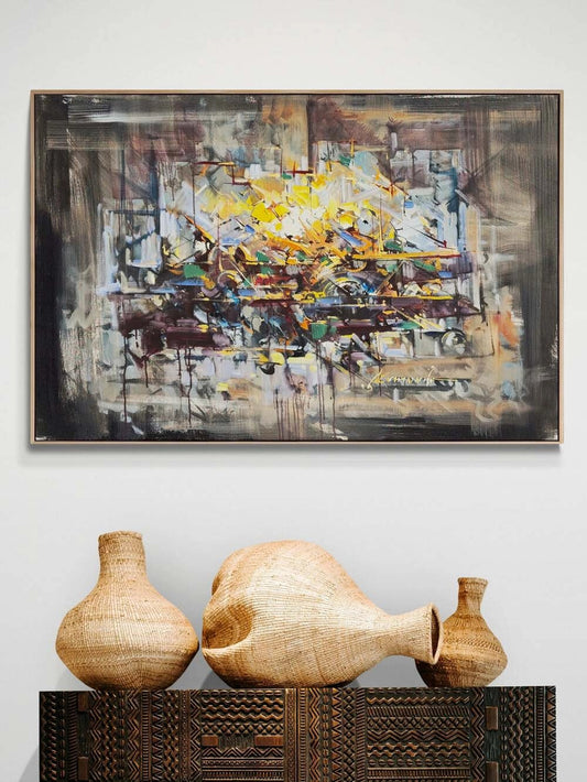 Anıların Duvarı Yağlı Boya Tablosu