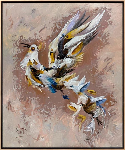 Anka'nın Efsanevi İzleri Yağlı Boya Tablosu