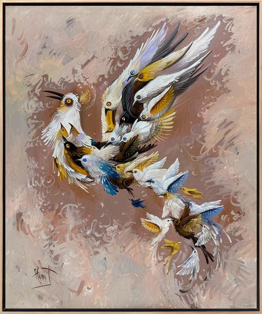 Anka'nın Efsanevi İzleri Yağlı Boya Tablosu