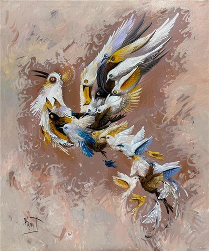 Anka'nın Efsanevi İzleri Yağlı Boya Tablosu