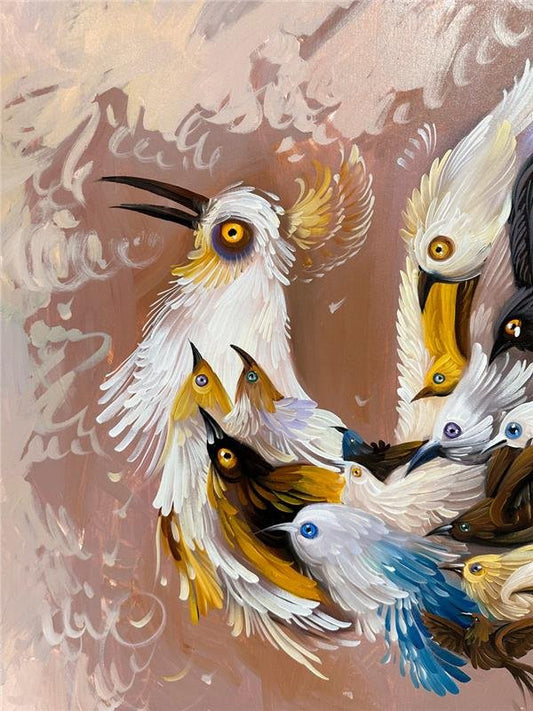 Anka'nın Efsanevi İzleri Yağlı Boya Tablosu