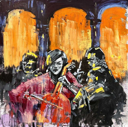 Anlatılmayan Hikaye Yağlı Boya Tablosu