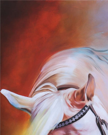 Atın Saflığı Yağlı Boya Tablosu