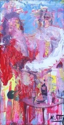 Aşkın Ritmi Yağlı Boya Tablosu