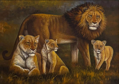Aslanın Mirası Yağlı Boya Tablosu