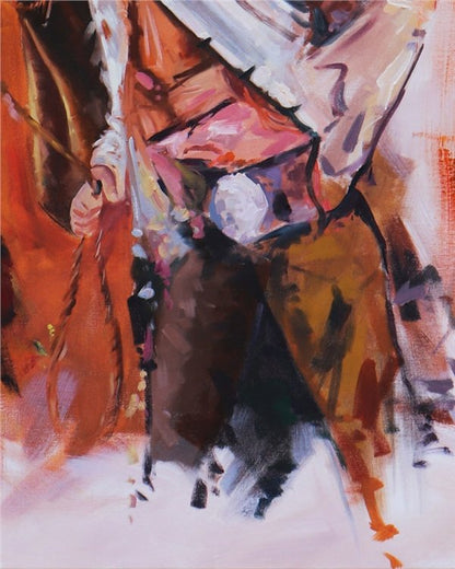 At ve Sevgi Yağlı Boya Tablosu