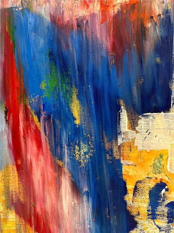 Renkli Rüyalarda At Yağlı Boya Tablosu