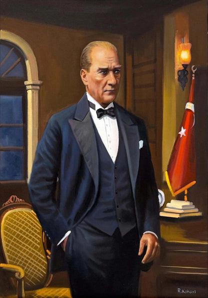 Ata’ya Minnet Yağlı Boya Tablosu