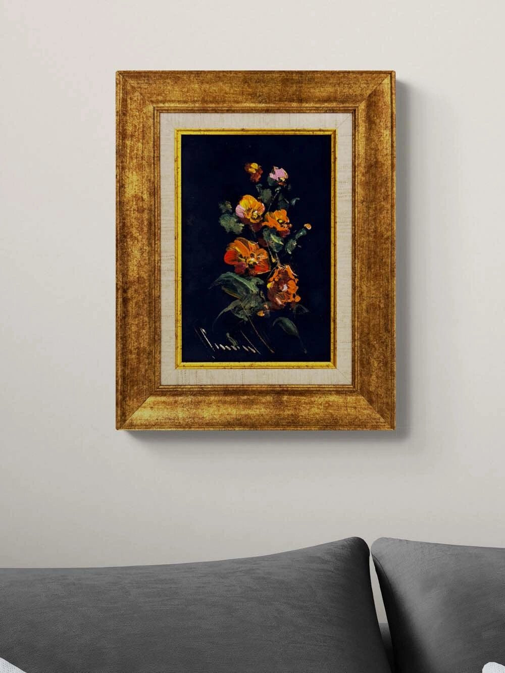 Ateş Çiçeği Yağlı Boya Tablosu