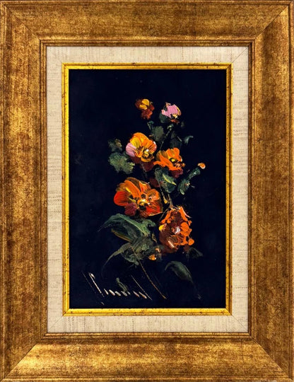 Ateş Çiçeği Yağlı Boya Tablosu