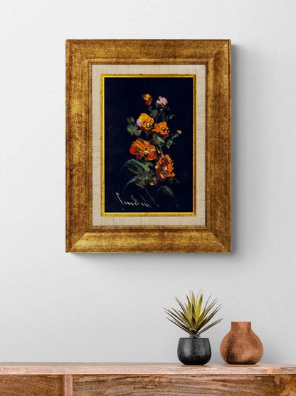 Ateş Çiçeği Yağlı Boya Tablosu