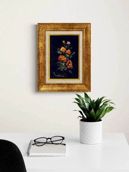 Ateş Çiçeği Yağlı Boya Tablosu