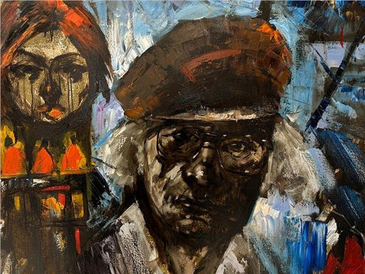 Atilla İlhan Yağlı Boya Tablosu