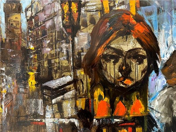 Atilla İlhan Yağlı Boya Tablosu