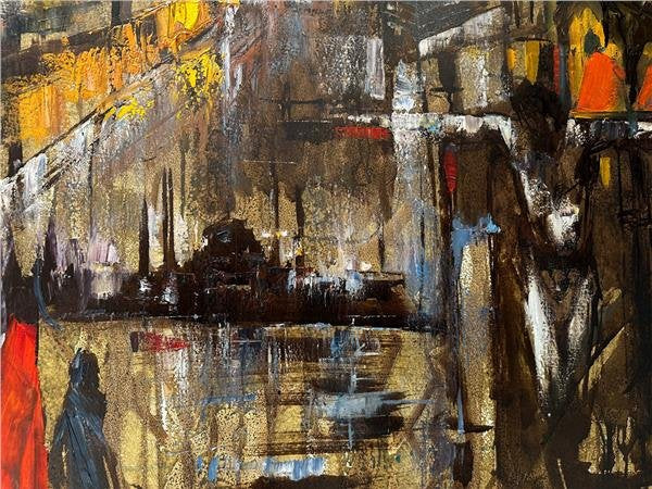 Atilla İlhan Yağlı Boya Tablosu