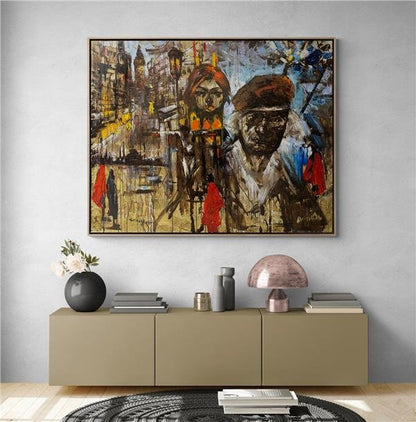 Atilla İlhan Yağlı Boya Tablosu