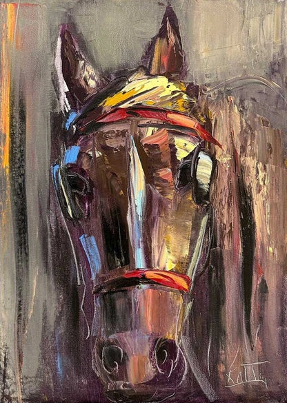 Atın Duruşu Yağlı Boya Tablosu