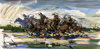 Atlı Savaşçılar Yağlı Boya Tablosu