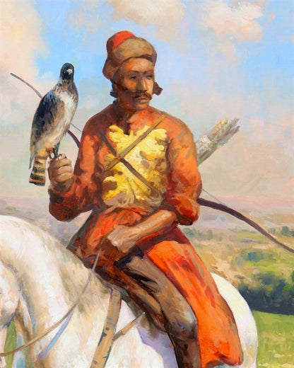 Avcı Yağlı Boya Tablosu