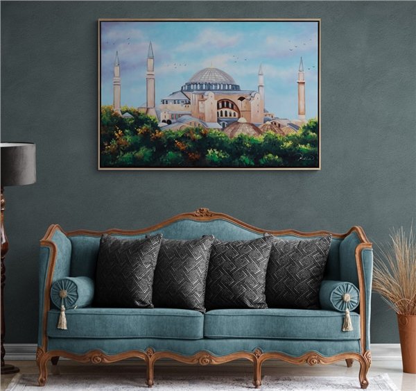 Ayasofya Camii Yağlı Boya Tablosu