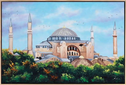 Ayasofya Camii Yağlı Boya Tablosu