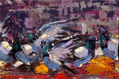 Ayasofya'nın Özgür Kanatları Yağlı Boya Tablosu