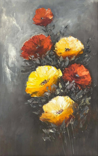 Bahara Dönüş Yağlı Boya Tablosu