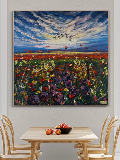 Baharın Esintisi Yağlı Boya Tablosu