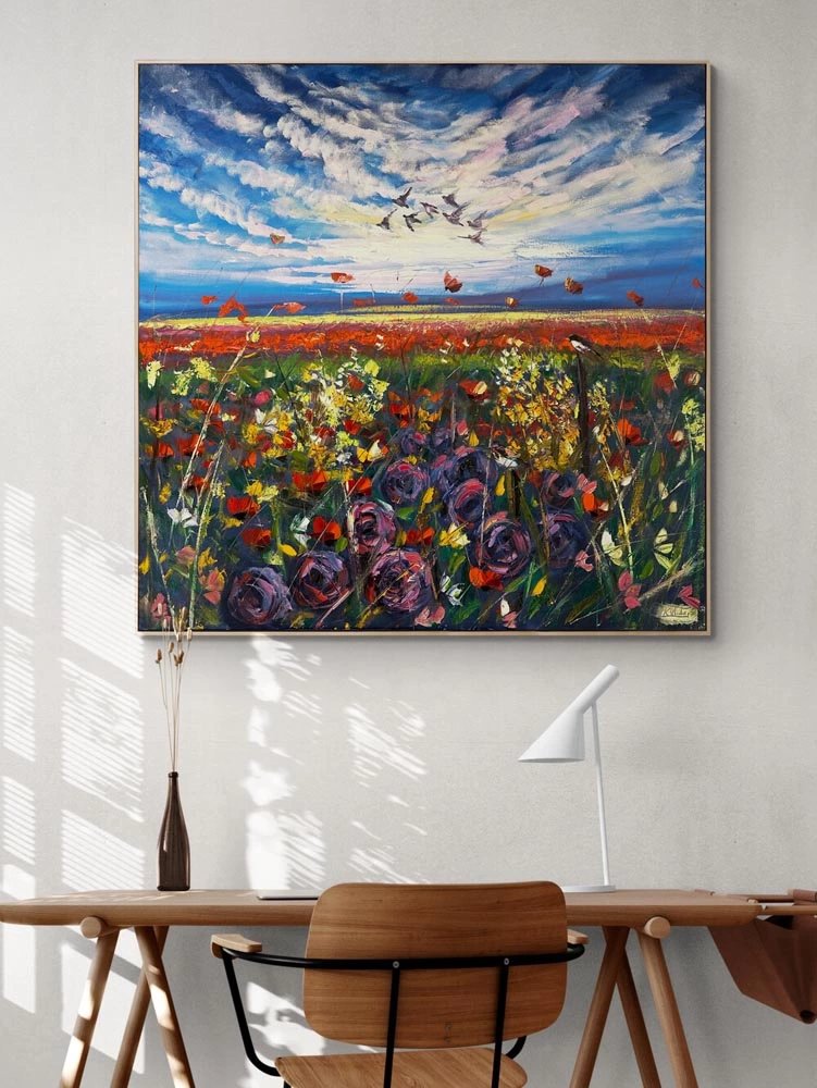 Baharın Esintisi Yağlı Boya Tablosu